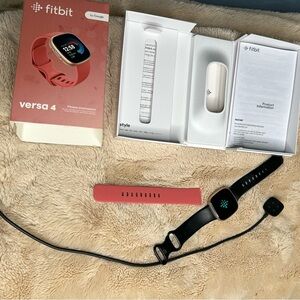 Fitbit Versa 4 Smartwatch - Black